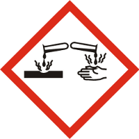 image du pictogramme corrosif